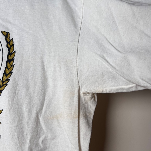 Gildan Activewear SAC 25 years White Gold Black Short Sleeve T-shirt Adult XL - Picture 4 of 11